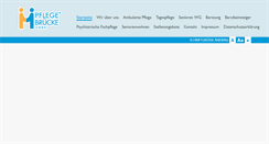 Desktop Screenshot of pflege-bruecke.de
